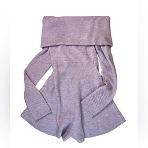 Urban Outfitters Grace Off the shoulder Romper Lilac Small